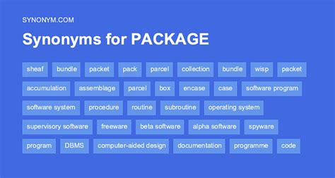 the whole package synonym.